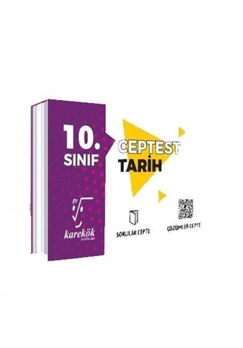 Karekök  10. Sınıf Cep Test Tarih