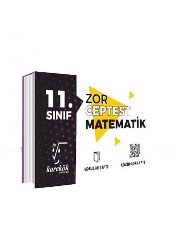 Karekök  11. Sınıf Cep Test Matematik Zor
