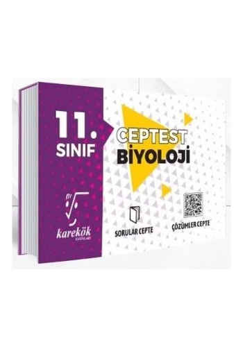 Karekök  11. Sınıf Cep Test Biyoloji
