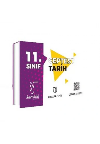 Karekök  11. Sınıf Cep Test Tarih