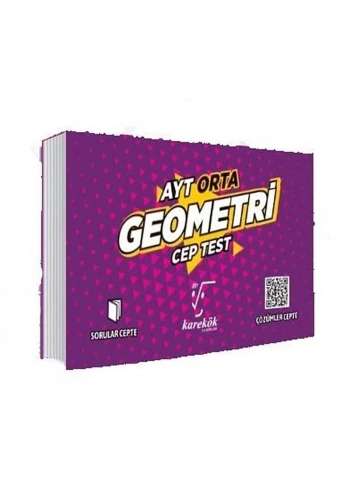 Karekök  AYT Geometri Cep Test Orta