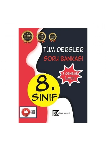 Kitap Vadisi  8.Sınıf Tüm Dersler Soru Bankası (3 Deneme İlaveli)