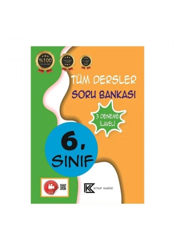 Kitap Vadisi  6.Sınıf Tüm Dersler Soru Bankası (3 Deneme İlaveli)