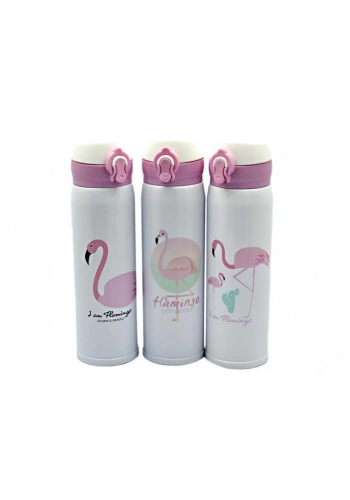 Unick Color Flamingo Çelik Matara 500Ml 3504