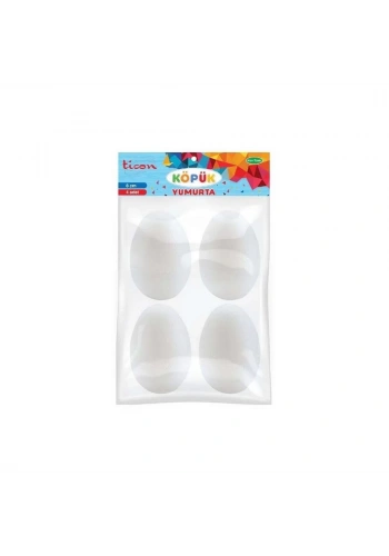 Ticon Köpük Yumurta (8Cm) 4’lü Paket 328577