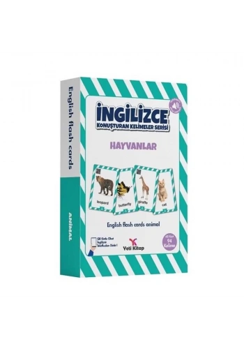 İngilizce Kelime Kartları Hayvanlar