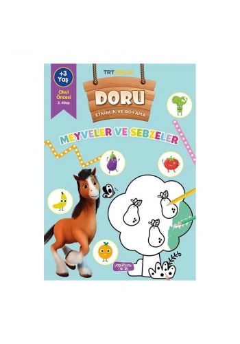 Doru Etkinlik Boyama Ve Meyveler Sebzeler