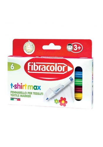 Fibracolor Tekstil Kalemi 6 Renk FC-10565TS006SE