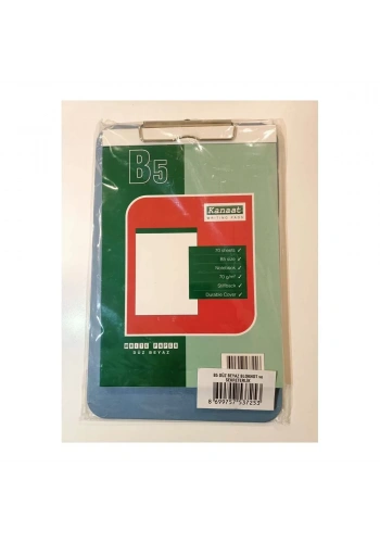 Kanaat B5 Bloknot Ve Sekreterlik Düz