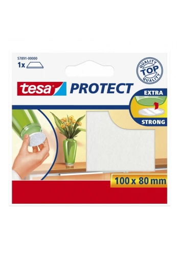 Tesa Zemin Koruyucu Keçe 100mm x 80mm Beyaz 57891