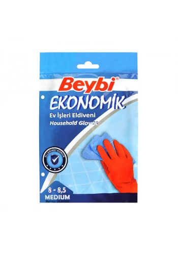 BEYBİ EKONOMİK BULAŞIK ELDİVENİ SMALL KIRMIZI