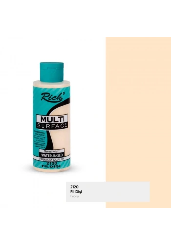 RICH MULTİ AKRİLİK BOYA 2120 FİLDİŞİ 120 cc