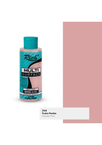 RICH MULTİ AKRİLİK BOYA 2148 PUDRA PEMBE 120 cc
