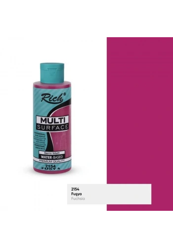 RICH MULTİ AKRİLİK BOYA 2154 FUŞYA 120 cc