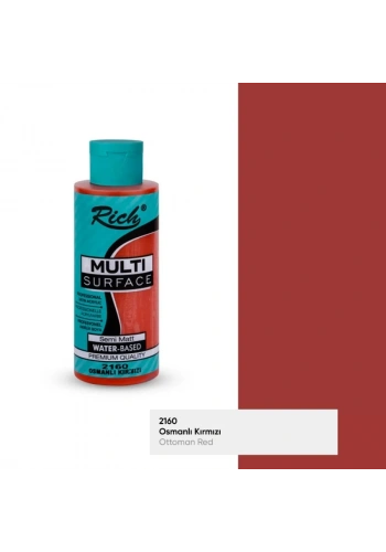RICH MULTİ AKRİLİK BOYA 2160 OSMANLI KIRMIZI 120 cc