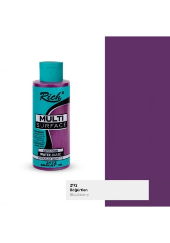 RICH MULTİ AKRİLİK BOYA 03865 BÖĞÜRTLEN 120 cc
