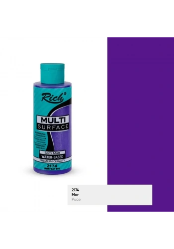 RICH MULTİ AKRİLİK BOYA 2174 MOR 120 cc