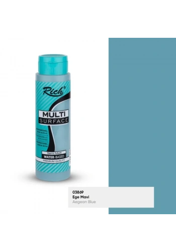 RICH MULTİ AKRİLİK BOYA 2189 EGE MAVİ 120 cc