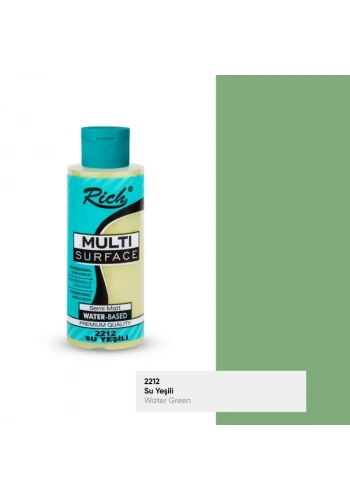 RICH MULTİ AKRİLİK BOYA 2212 SU YEŞİLİ 120 cc