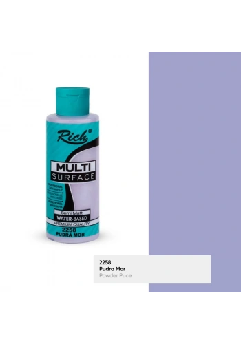 RICH MULTİ AKRİLİK BOYA 2258 PUDRA MOR 120 cc
