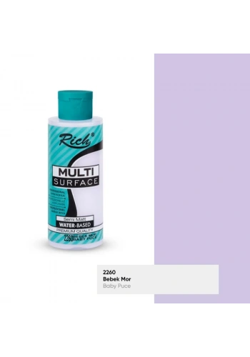 RICH MULTİ AKRİLİK BOYA 2260 BEBEK MOR 120 cc