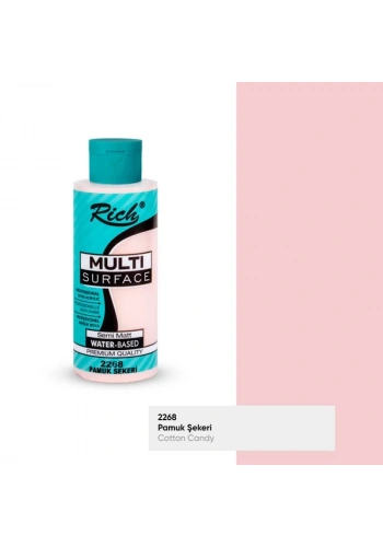 RICH MULTİ AKRİLİK BOYA 2268 PAMUK ŞEKERİ 120 cc