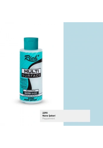 RICH MULTİ AKRİLİK BOYA 2290 NANE ŞEKERİ 120 cc