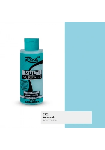 RICH MULTİ AKRİLİK BOYA 2302 AKUAMARİN 120 cc