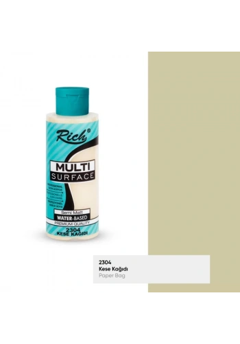 RICH MULTİ AKRİLİK BOYA 2304 KESEKAĞIDI 120 cc