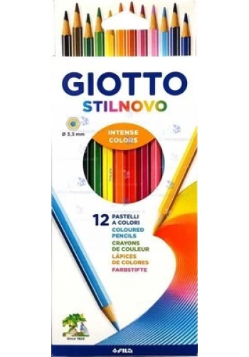 GİOTTO 256500TR STİLNOVO KURU BOYA 12 RENK KARTON KUTU