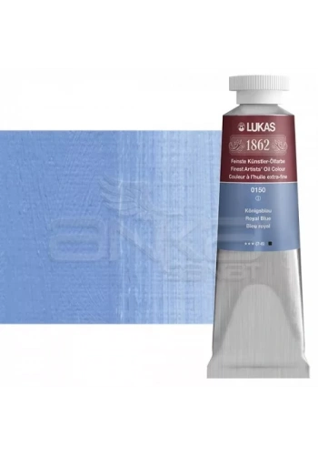 Lukas 1862 37ml Yağlı Boya Seri:1 No:0150 Kraliyet Mavisi 4-Koyu