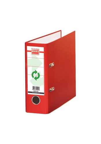 MANU 2037 TELGRAF YARIM BOY GENİŞ BÜRO KLASÖRÜ KIRMIZI