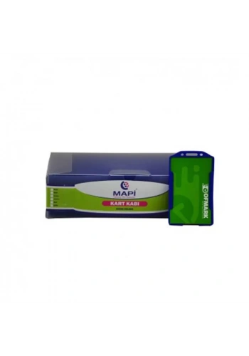 MAPİ DİKEY KART KABI LACİVERT 50Lİ (9101402)