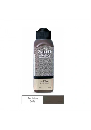 ARTDECO 70R AKRİLİK BOYA 3676 ACI KAHVE 140ml