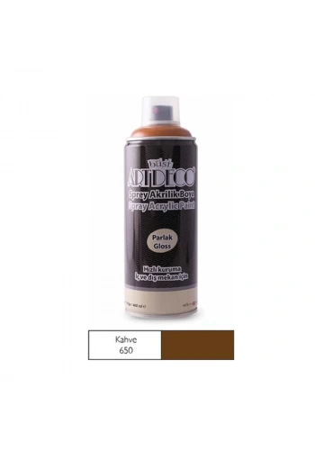 ARTDECO SPREY AKRİLİK BOYA 650 KAHVE 400ml (Y-400)