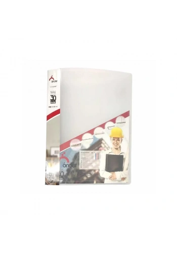 ÖNDER 1104-0 HALKALI DOSYA 4 HALKALI BUZLU ŞEFFAF