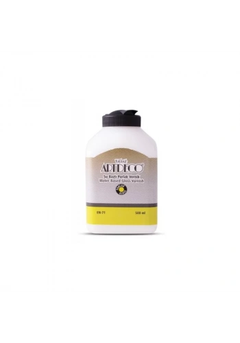 ARTDECO 073L-01 SU BAZLI PARLAK VERNİK 500ml