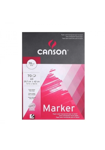 CANSON MARKER LAYOUT ÇİZİM BLOĞU A3 70 YAPRAK 70gr (97233)