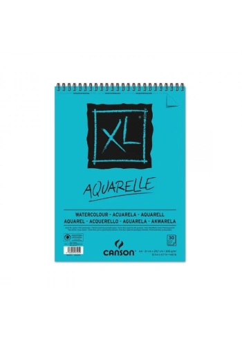 CANSON XL AQUARELLE SPİRALLİ SULU BOYA BLOĞU A4 30 YAPRAK 300gr (400039170)