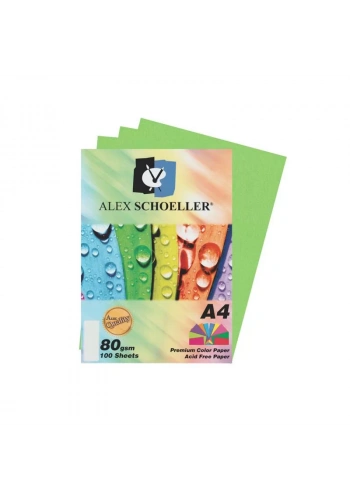 ALEX RENKLİ FOTOKOPİ KAĞIDI 80gr 630 KOYU YEŞİL 100LÜ (457.30)