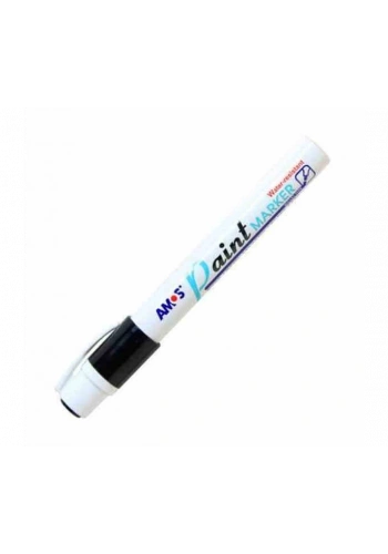 AMOS PAİNT MARKÖR SİYAH (PM12D-BK)