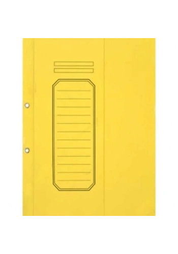 ALEMDAR TAM KAPAK KARTON DOSYA LÜKS SARI 25Lİ