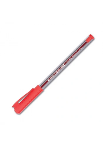 FABER-CASTELL 1430 İĞNE UÇLU TÜKENMEZ KALEM 0.7 KIRMIZI (143021)