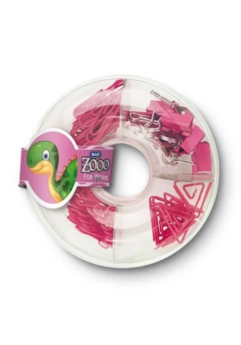 MAS 620 ZOO ATAŞ+KISKAÇ+HARİTA ÇİVİSİ SETİ PEMBE SET