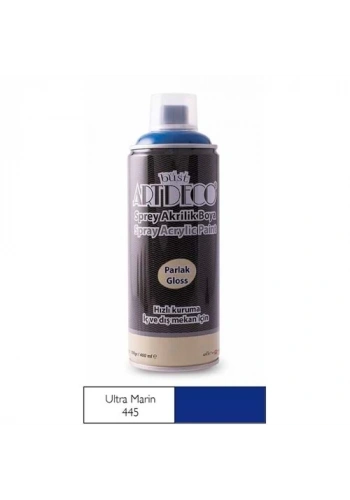 ARTDECO SPREY AKRİLİK BOYA 445 ULTRAMARİNE 400ml (Y-400)