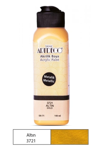 ARTDECO 70R AKRİLİK BOYA 3721 METALİK ALTIN 140ml