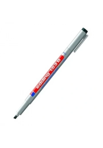 EDDİNG 153B ASETAT KALEMİ 1-3mm SİYAH