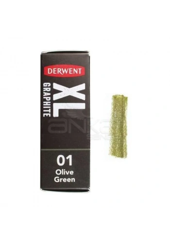 Derwent XL Graphite Block Sulandırılabilen Grafit Füzen 01 Olive Green