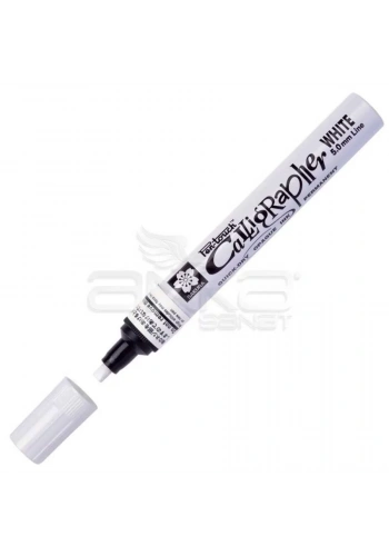 Sakura Pen Touch Calligrapher Kaligrafi Kalemi Medium White 5.0mm