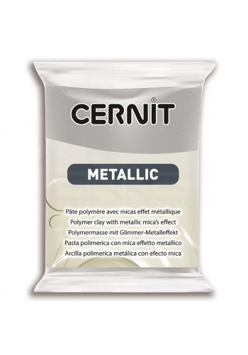 Cernit Metallic Polimer Kil 56g 080 Silver